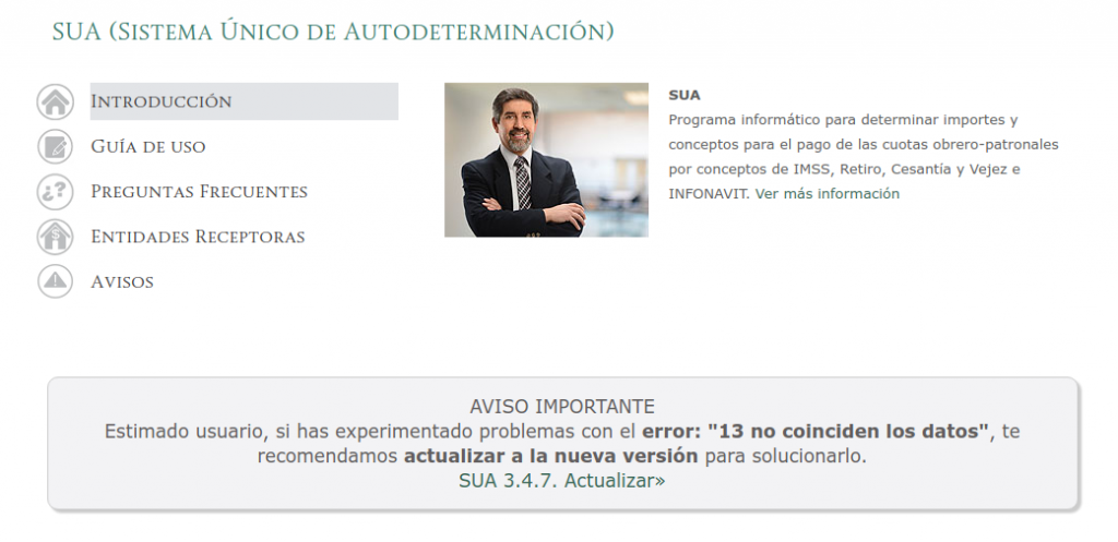 SUA desde el IMSS