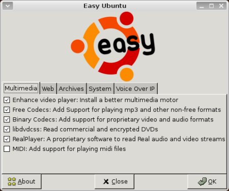 EasyUbuntu, alternativa a Automatix