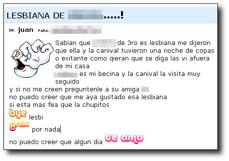 Mensaje que aparece en LaJaula.net