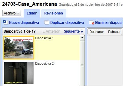 Presentaciones en Google Docs