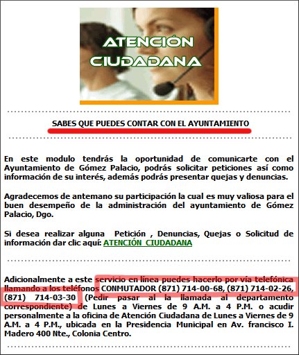 Los teléfonos.