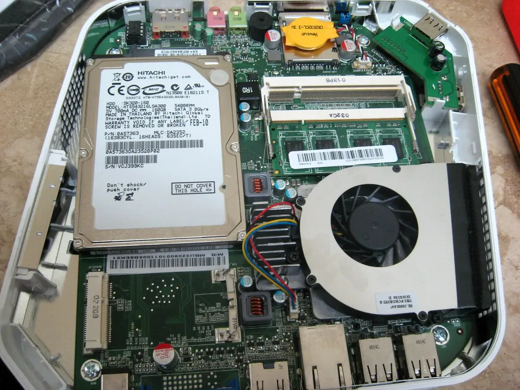 El interior de la Acer Revo