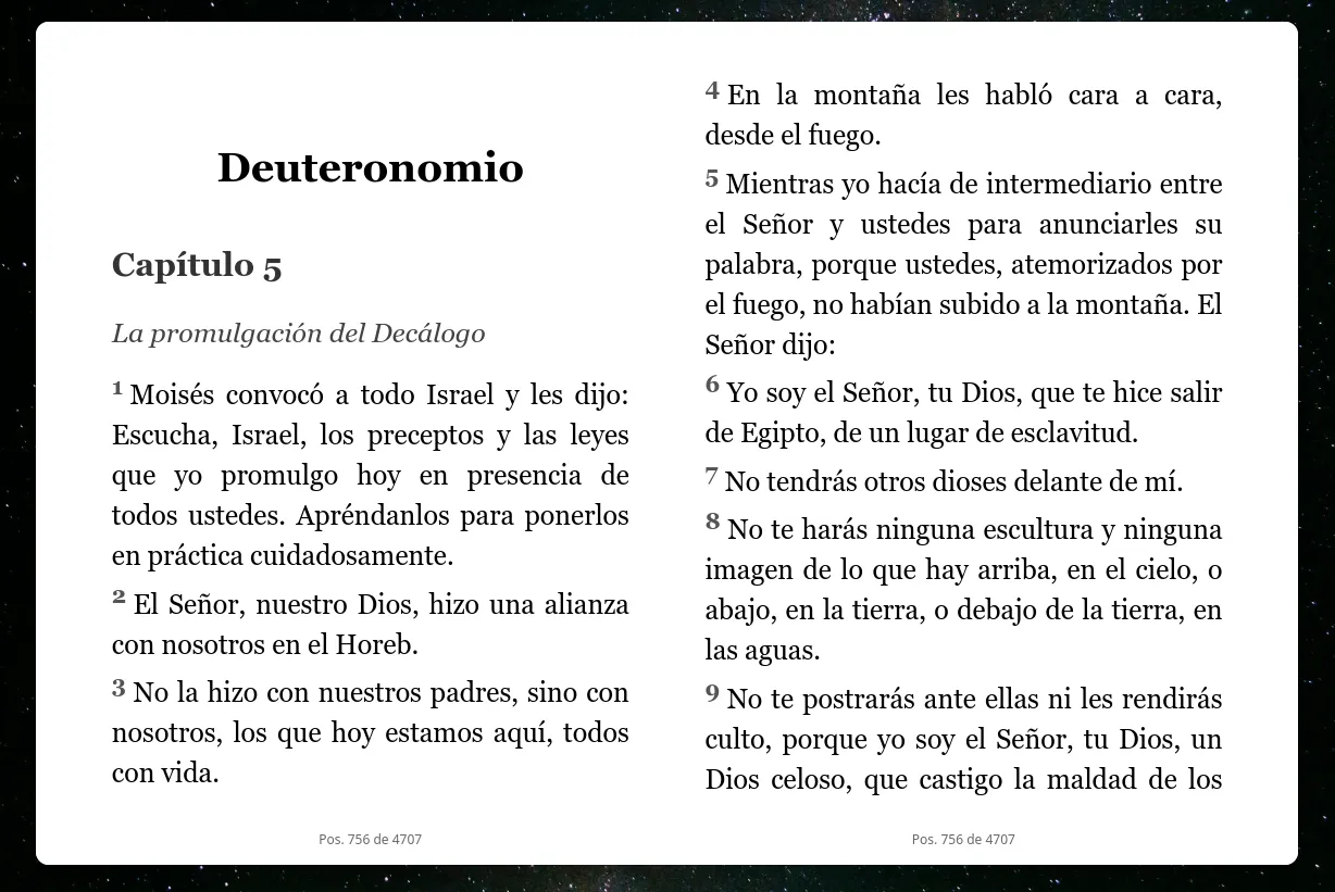 Así quedó organizado el texto