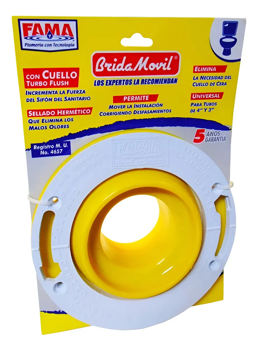 Empaque de la brida