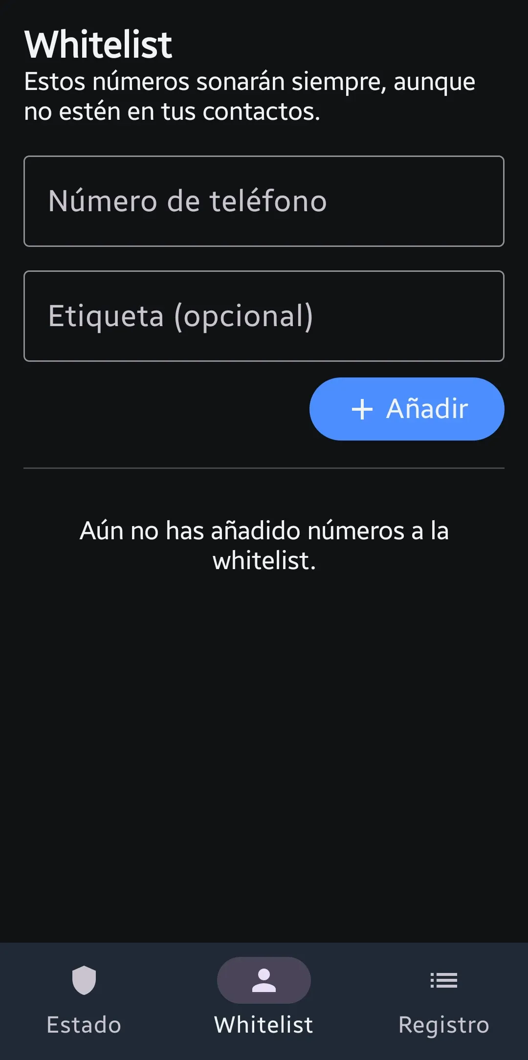 Whitelist