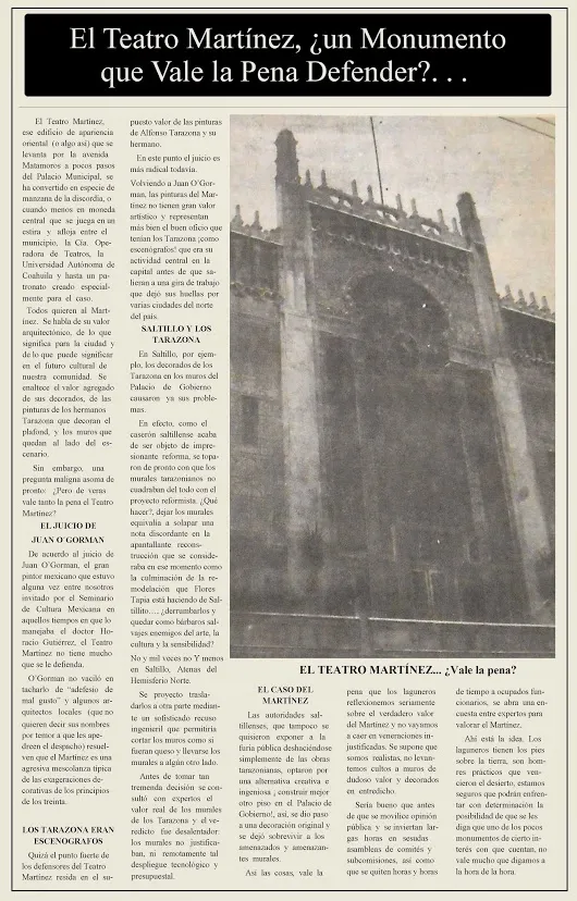 El Teatro  Isauro Martínez: “NO SOY MONEDITA DE ORO”  Hacía 1978, se luchaba ...