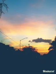Puesta de sol No se vayan a burlar, pero como hace unos dias, una compañera d...