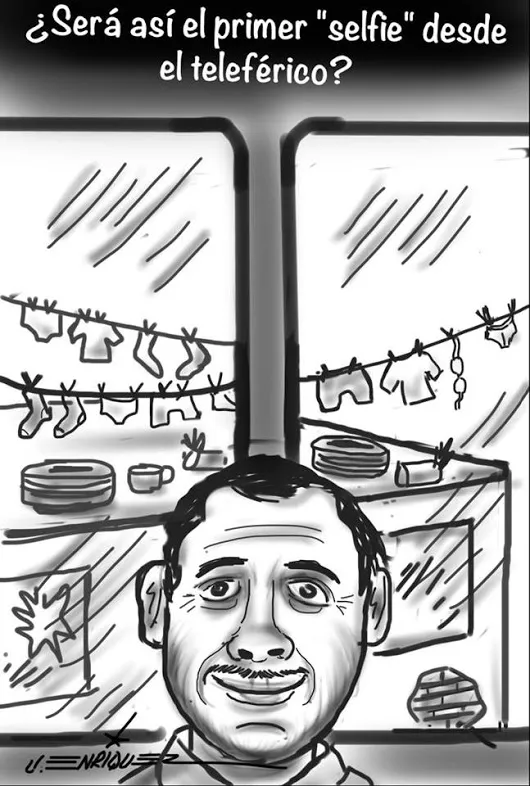 Llueve sobre mojado AZOTEAS ARTÍSTICAS Y EL TELEFÉRICO Caricatura editorial ...
