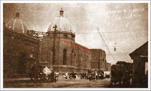 En Gómez Palacio IGLESIA DE GUADALUPE EN 1929 La foto nos muestra a la Igles...