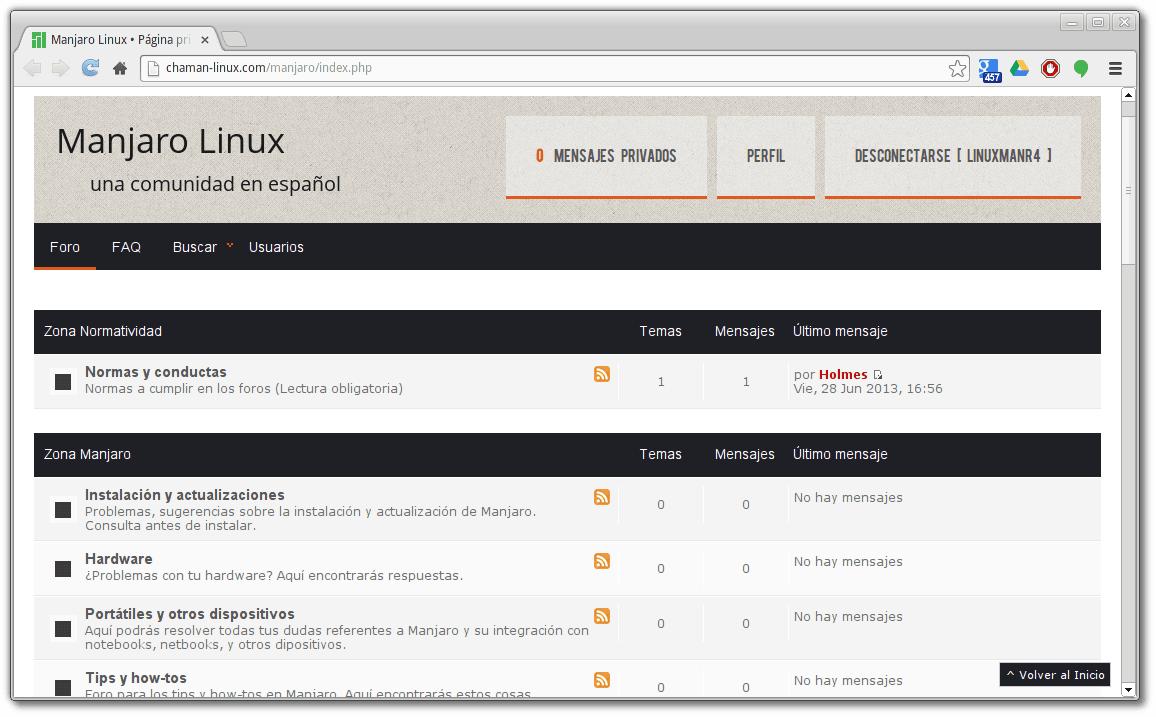 Foros de Manjaro Linux en Español