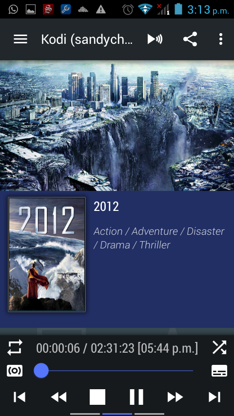 Reproducción de películas