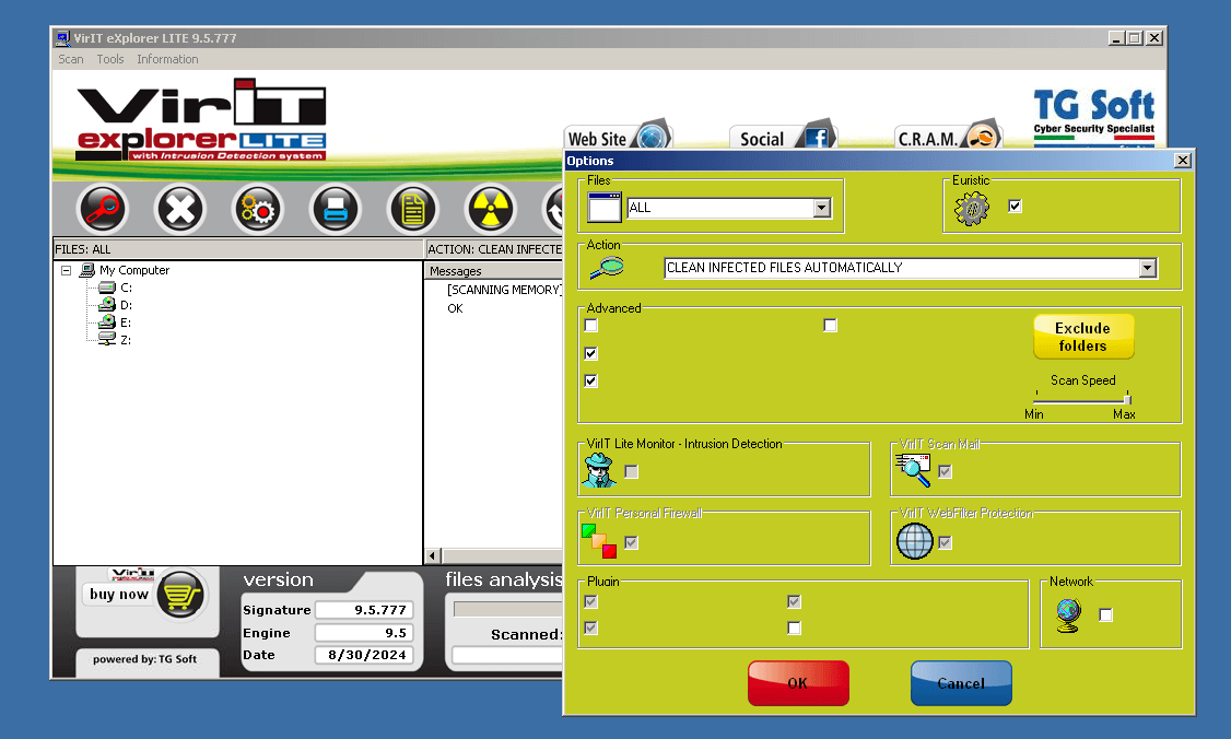 VirIT un antivirus ligero para Windows XP